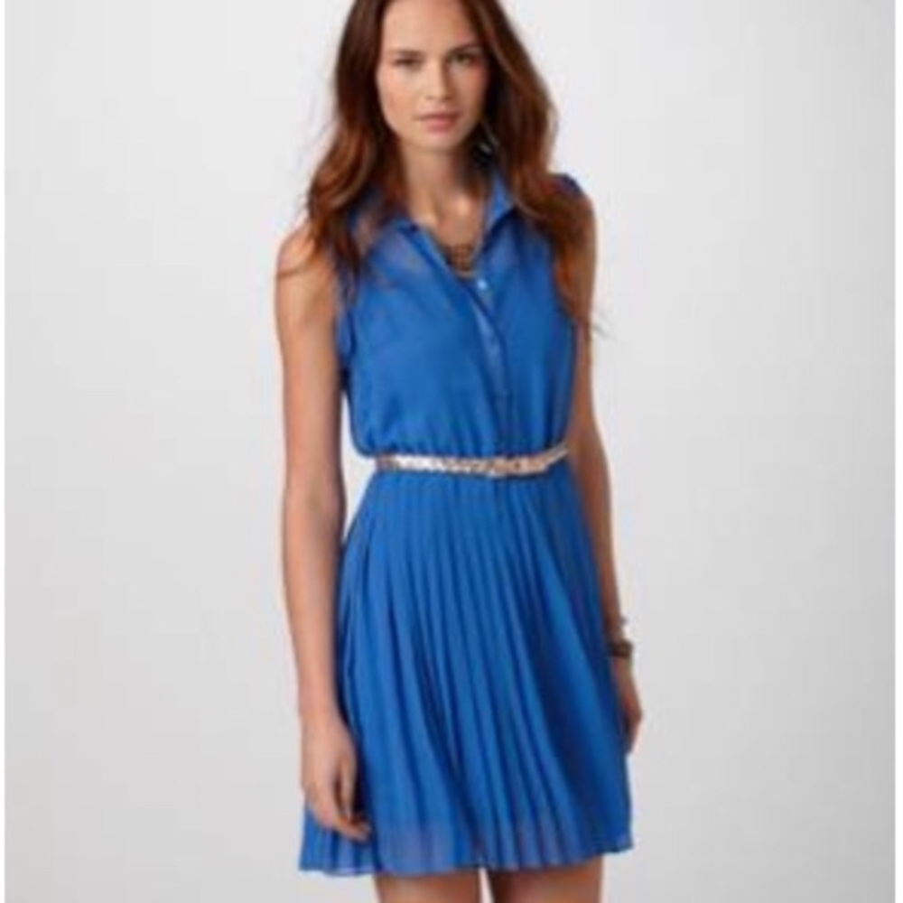 American Eagle Chiffon shirt dress.